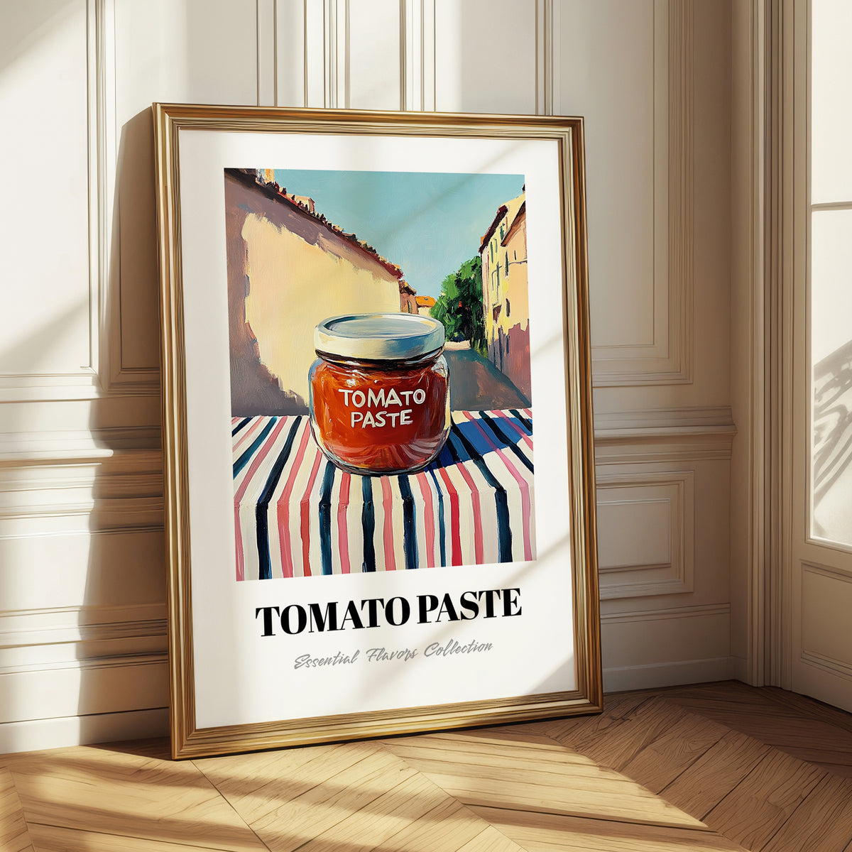 Tomato Paste – Italian Urban Café Scene, Ingredients Corner Still Life