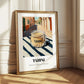Tahini – Italian Street Café Scene, Kitchen Storage Wall Art