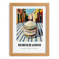 Horseradish – Italian Street Café Scene, Grocery Still Life, set in oak frame