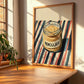 Remoulade – on Striped Tablecloth, Shelf Stock Painting, clean layout with no caption