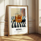 Honey – on Striped Tablecloth, Sweetener Illustration