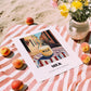 Milk – Italian Café on the Corner, Dairy Painting, unframed on coastal sand