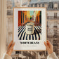 White Beans – Italian Urban Café Scene, Canned Vegetables Still Life, styled in a charming Paris street view