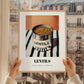 Lentils – on Striped Tablecloth, Canned Vegetables Painting, styled in a charming Paris street view
