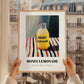 Honey Lemonade – on Striped Tablecloth, Lemonade Illustration, styled in a charming Paris street view