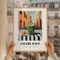 Celery Juice – Italian Urban Café Scene, Lemonade Wall Print, styled in a charming Paris street view