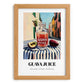 Guava Juice – Italian Urban Café Scene, Lemonade Print, set in oak frame