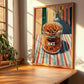Mace – Italian Outdoor Café Scene, Spices Illustration, clean layout with no caption