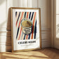 Celery Seeds – on Striped Tablecloth, Spices Poster