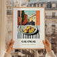 Galangal – Italian Café on the Corner, Spices Poster, styled in a charming Paris street view