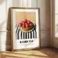 Rambutan – on Striped Tablecloth, Vegetable Wall Decor