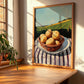 Potato – Green Valley Landscape, Vegetable Art, clean layout with no caption