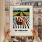 Mushrooms – Green Valley Landscape, Vegetable Painting, styled in a charming Paris street view
