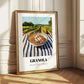 Granola #7 – Hilltop Table Scene, American Food Wall Decor