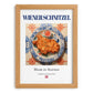 Wiener Schnitzel – Austrian Meat Dish, Tavern Wall Art, set in oak frame