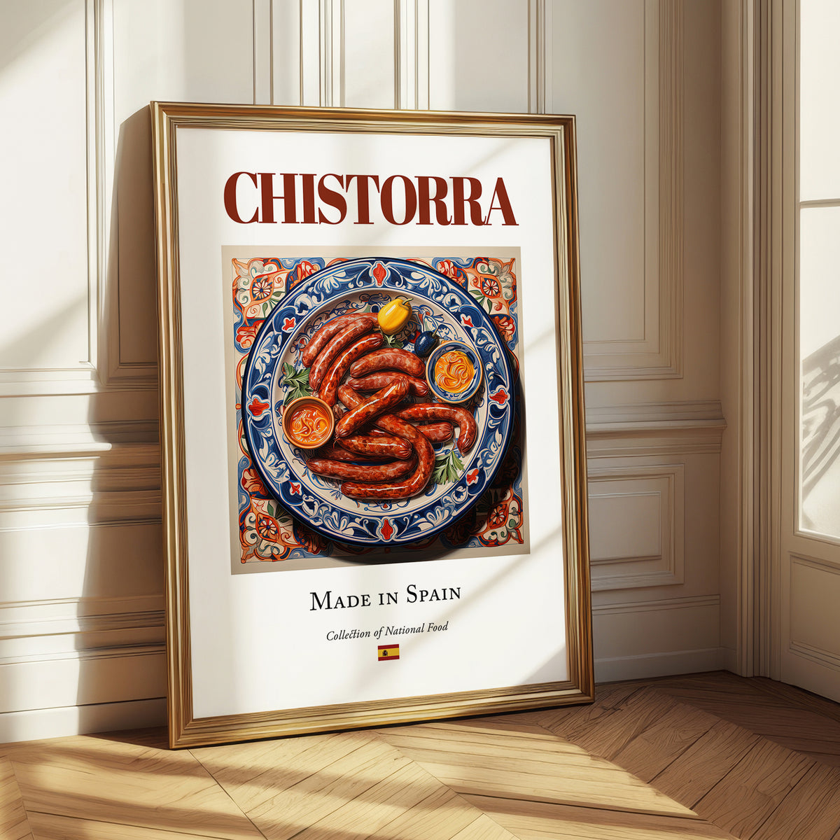 Chistorra – Spanish Meat Dish, Food Bar Print
