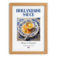 Hollandaise sauce – French Sauce Dish, Restaurant Still Life, set in oak frame