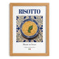 Risotto – Italian Rice Dish, Bistro Wall Art, set in oak frame