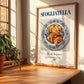 Sfogliatella – Italian Dessert Dish, Brasserie Wall Decor, no-text version framed in wood