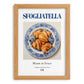 Sfogliatella – Italian Dessert Dish, Brasserie Wall Decor, set in oak frame