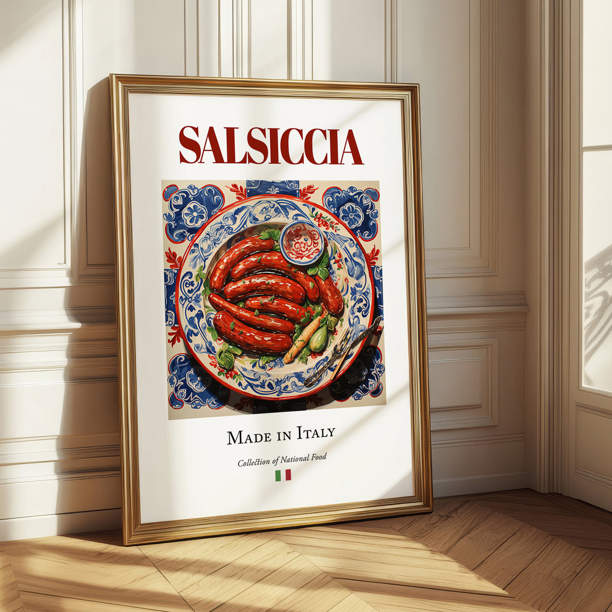 Salsiccia – Italian Meat Dish, Restaurant Print