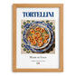 Tortellini – Italian Pasta, Osteria Wall Decor, set in oak frame