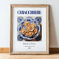 Chiacchiere – Italian Dessert Dish, Farmhouse Kitchen Poster, in wooden frame leaning on the floor
