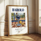 Barolo – Italian Red Wine, Wine Bar Painting