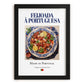 Feijoada à portuguesa – Portuguese Stew Dish, Fine Dining Restaurant Wall Art, in sleek black frame