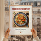 Arroz de marisco – Portuguese Rice Dish, Tavern Wall Art, styled in a charming Paris street view