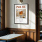Pale Ale – English Beer, Gastropub Wall Art, clean layout with no caption