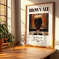 Brown Ale – English Beer, Gastropub Still Life, no-text version framed in wood