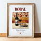 Bobal – Spanish Red Wine, Vinoteca Poster, in wooden frame leaning on the floor