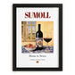Sumoll – Spanish Red Wine, Tasting Room Poster, in sleek black frame