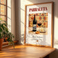 Parraleta – Spanish Red Wine, Enoteca Art, no-text version framed in wood