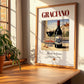 Graciano – Spanish Red Wine, Enoteca Poster, no-text version framed in wood