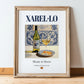 Xarel·lo – Spanish White Wine, Wine Bar Wall Art, in wooden frame leaning on the floor