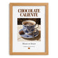Chocolate caliente – Spanish Beverage Drink, Beach Bar Still Life, set in oak frame