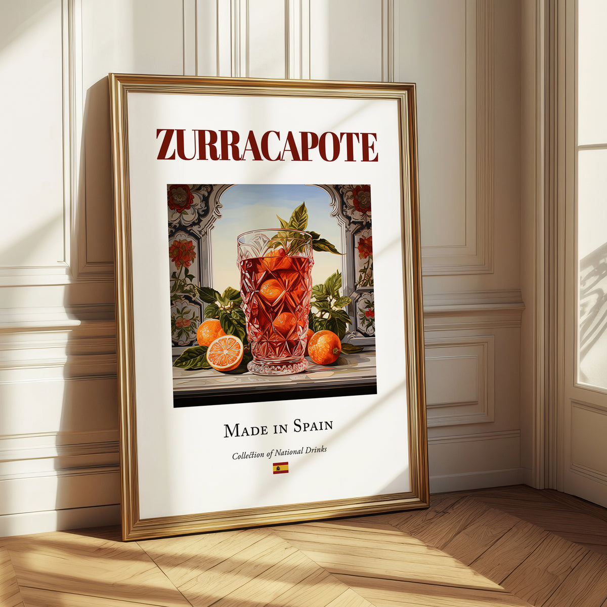 Zurracapote – Spanish Cocktail Drink, Sky Bar Print