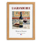 La Grande Rue – French Red Wine, Vinoteca Print, set in oak frame