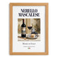 Nerello Mascalese – Italian Red Wine, Tasting Room Wall Art, set in oak frame