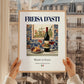 Freisa d’Asti – Italian Red Wine, Tasting Room Poster, styled in a charming Paris street view