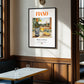 Fiano – Italian White Wine, Tasting Room Poster, clean layout with no caption