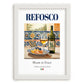 Refosco – Italian Red Wine, Wine Bar Still Life, placed in minimal white frame
