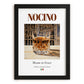 Nocino – Italian Liqueur Drink, Speakeasy Still Life, in sleek black frame
