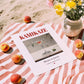 Kamikaze – Japanese Cocktail Drink, Beach Bar Print, unframed on coastal sand