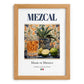 Mezcal – Mexican Spirit Drink, Cocktail Lounge Wall Art, set in oak frame