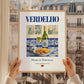 Verdelho – Portuguese White Wine, Vinoteca Illustration, styled in a charming Paris street view