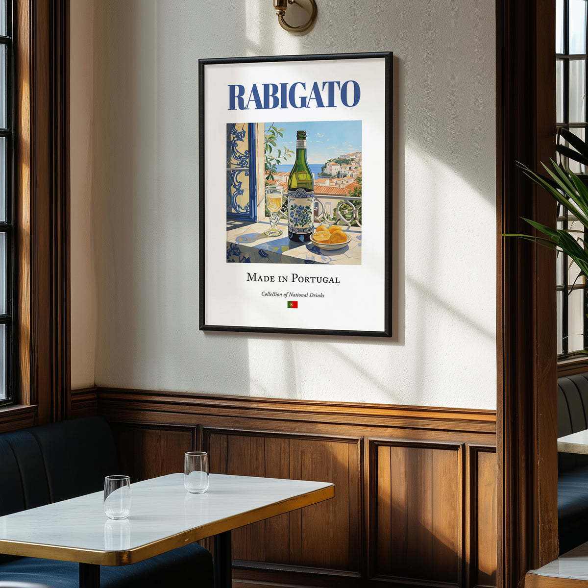 Rabigato – Portuguese White Wine, Vinoteca Wall Decor, clean layout with no caption