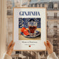 Ginjinha – Portuguese Spirit Drink, Rooftop Terrace Painting, styled in a charming Paris street view
